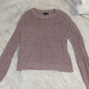 rose American eagle long sleeve knit sweater